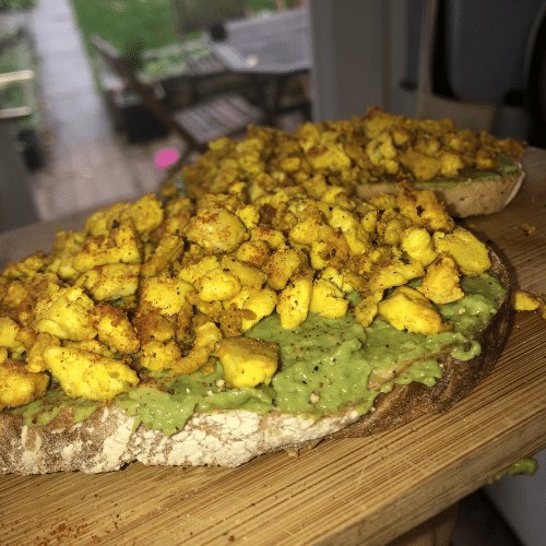 Scrambled Tofu - Flamin' Fitness