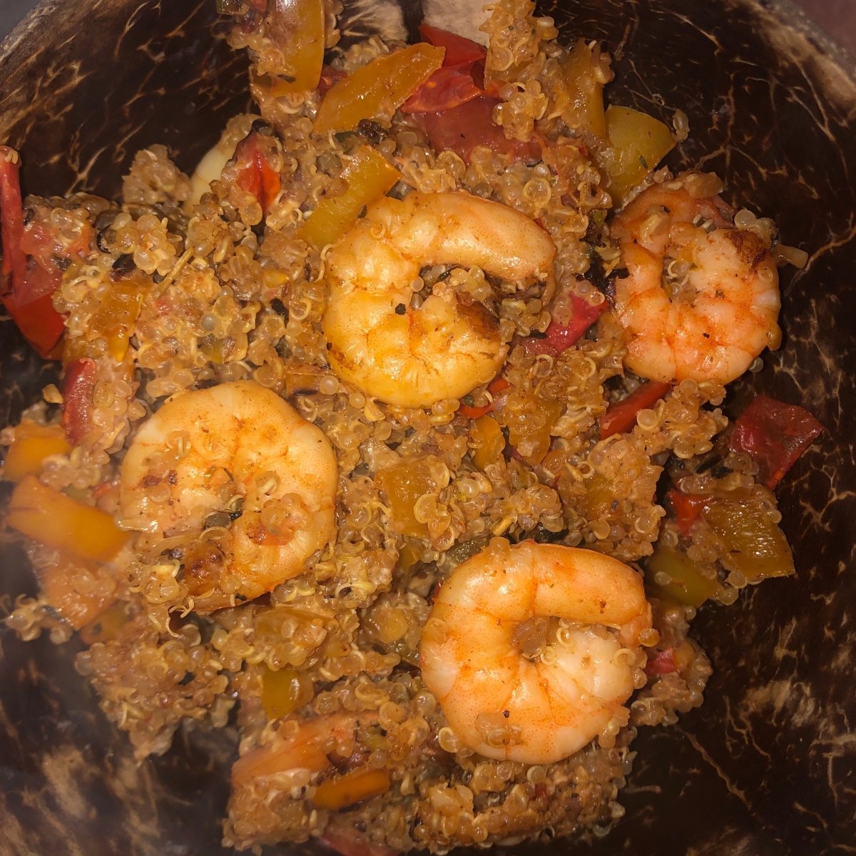 Spicy Prawn Quinoa - Flamin' Fitness