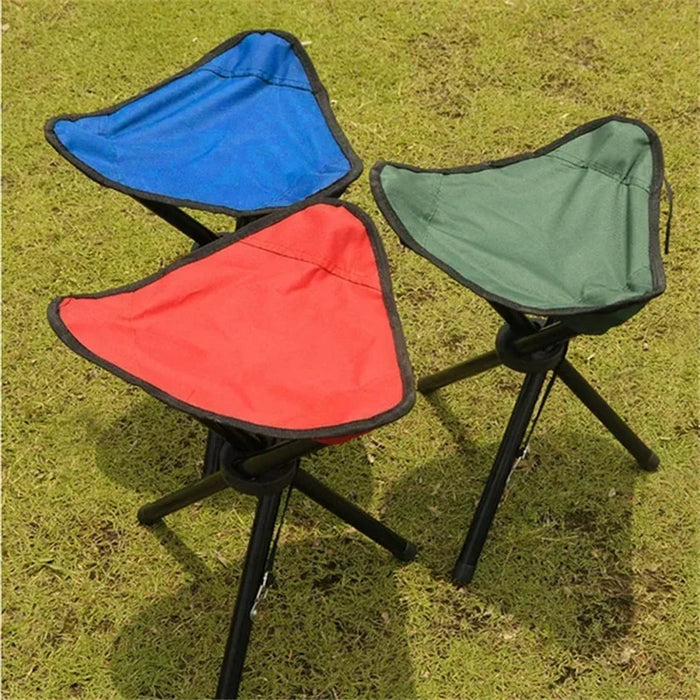 Foldable Camping Stool – Lightweight Portable Triangle Chair