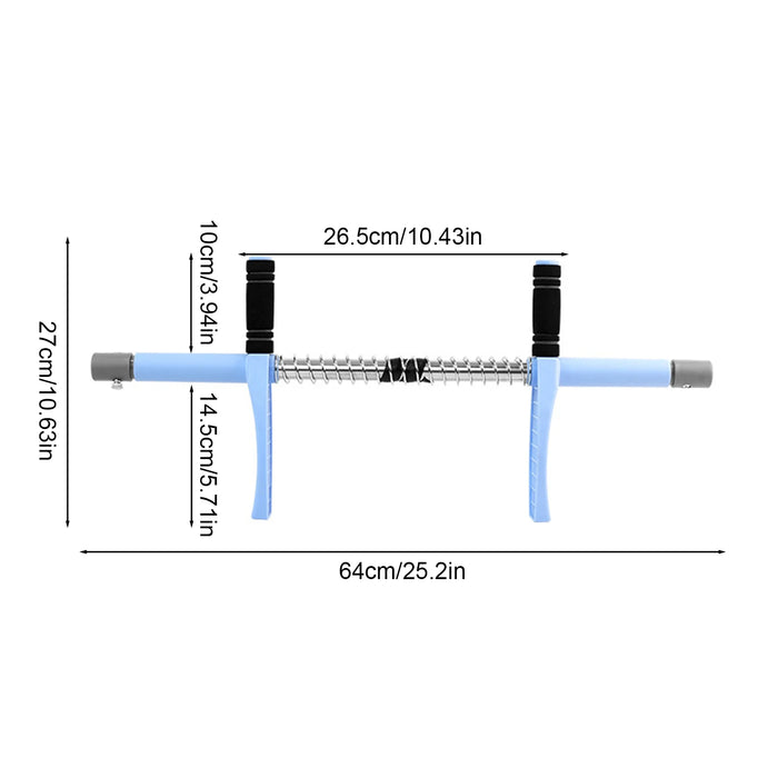 Leg Thigh Exerciser 2-in-1 Fitness Bar for Hip & Arm Training