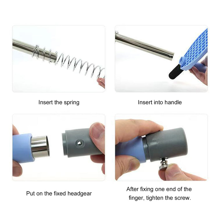 Leg Thigh Exerciser 2-in-1 Fitness Bar for Hip & Arm Training