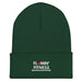 Green Cuffed Beanie - Flamin' Fitness