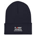 Navy Cuffed Beanie - Flamin' Fitness