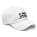 White Baseball Cap - Flamin' Fitness