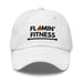 White Baseball Cap - Flamin' Fitness